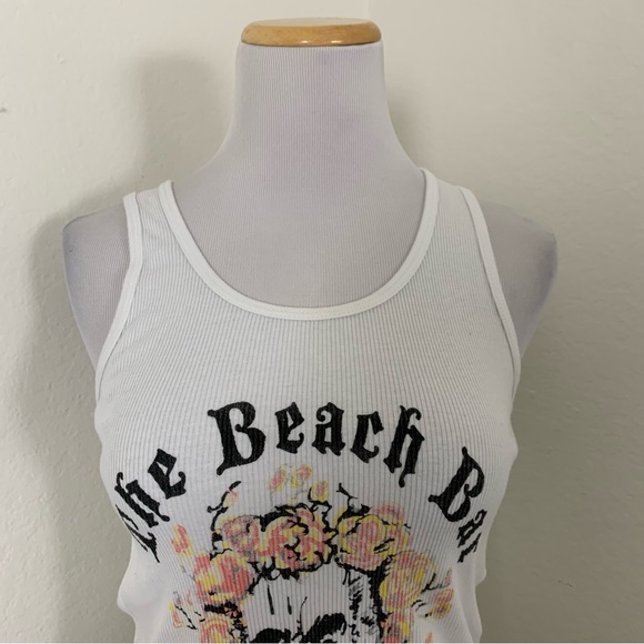 Y2k style long tank top The beach bar St. John Virgin Islands American Apparel - Picture 5 of 10